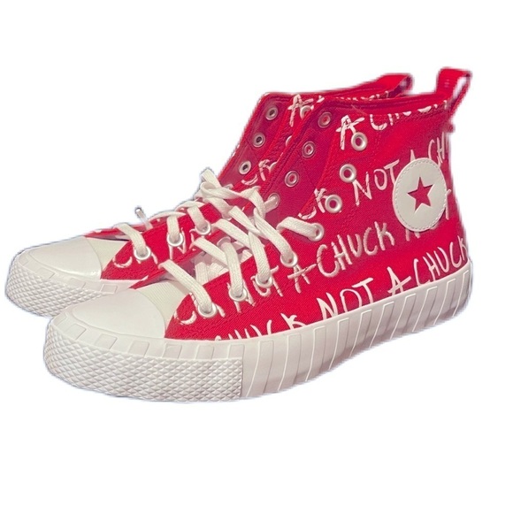 Converse Chuck Taylor Size Mens 9 Women’s 11 NWOT Red 171962C Sneaker Hi… - Picture 1 of 7